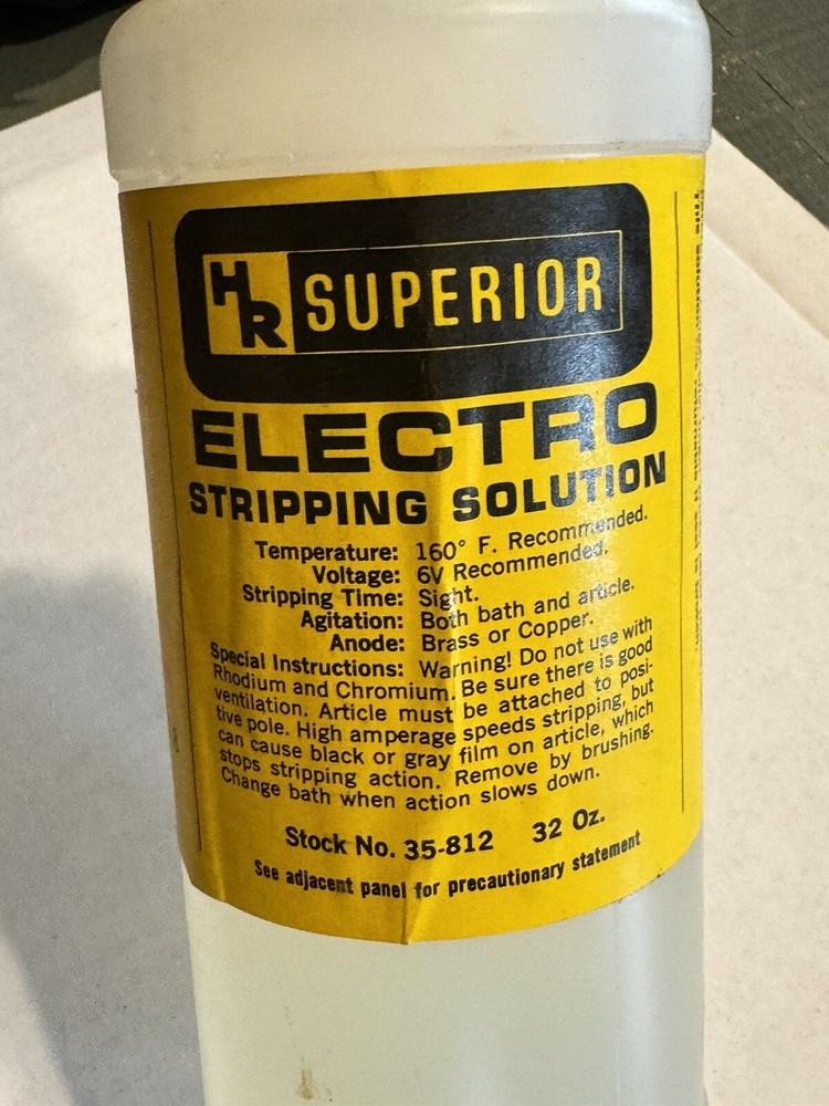 HR Superior COPPER SOLUTION, Copper plating Solution, INDUSTRIAL GRADE 32 Oz