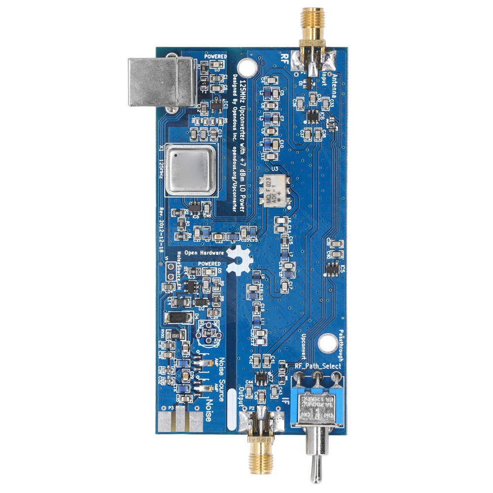 125MHz SDR Variable Frequency Upconverter Board For RTL2832+R820T2 Receiver