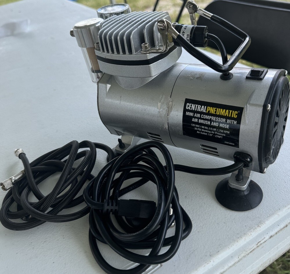 CENTRAL PNEUMATIC NO. 95630 MINI AIR COMPRESSOR
