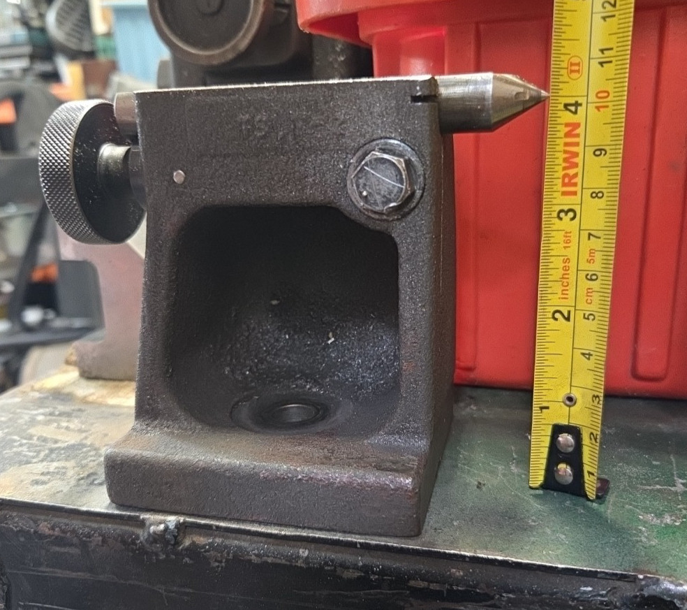 Yuasa Tail Stock For 5C Collet H/V Rotary Indexer 550 103 Tailstock Milling 4"