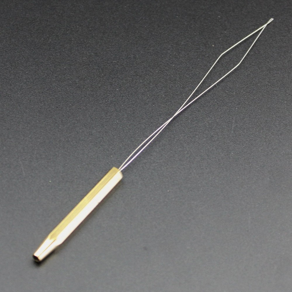 Practical Stainless Steel Bobbin Threader for Fly Tying and Line Winding