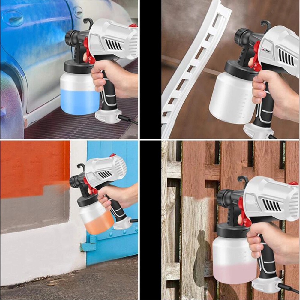 Electric Container 800ml Paint Sprayer Attachment Plastic