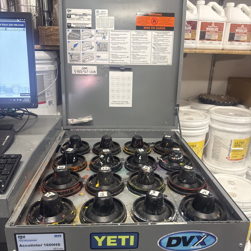 Fluid Management Accutinter 1600HS Automatic Dispenser 4 Channel Paint Tinter