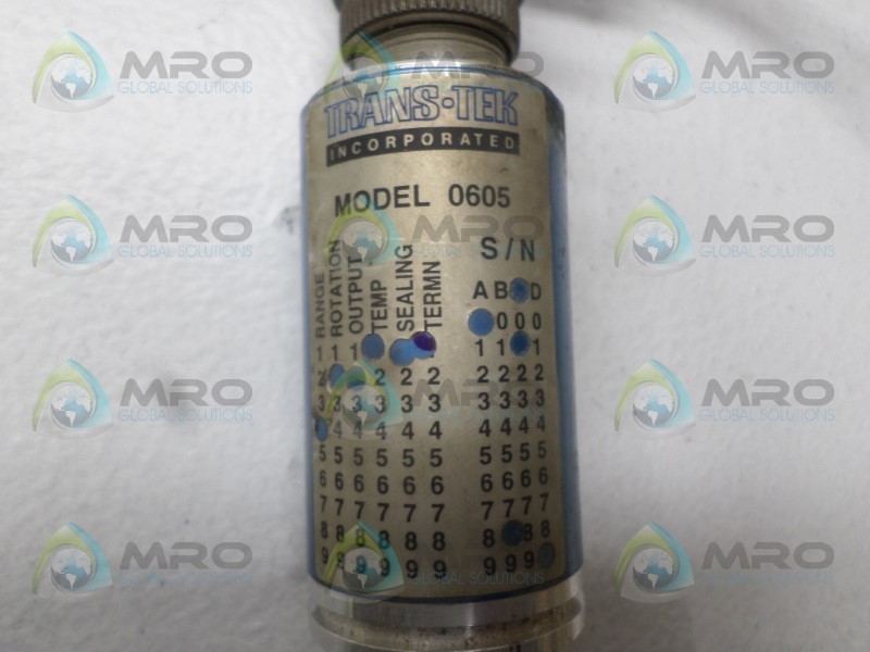 TRANS-TEK 0605-S-422111 ENCODER UNMP