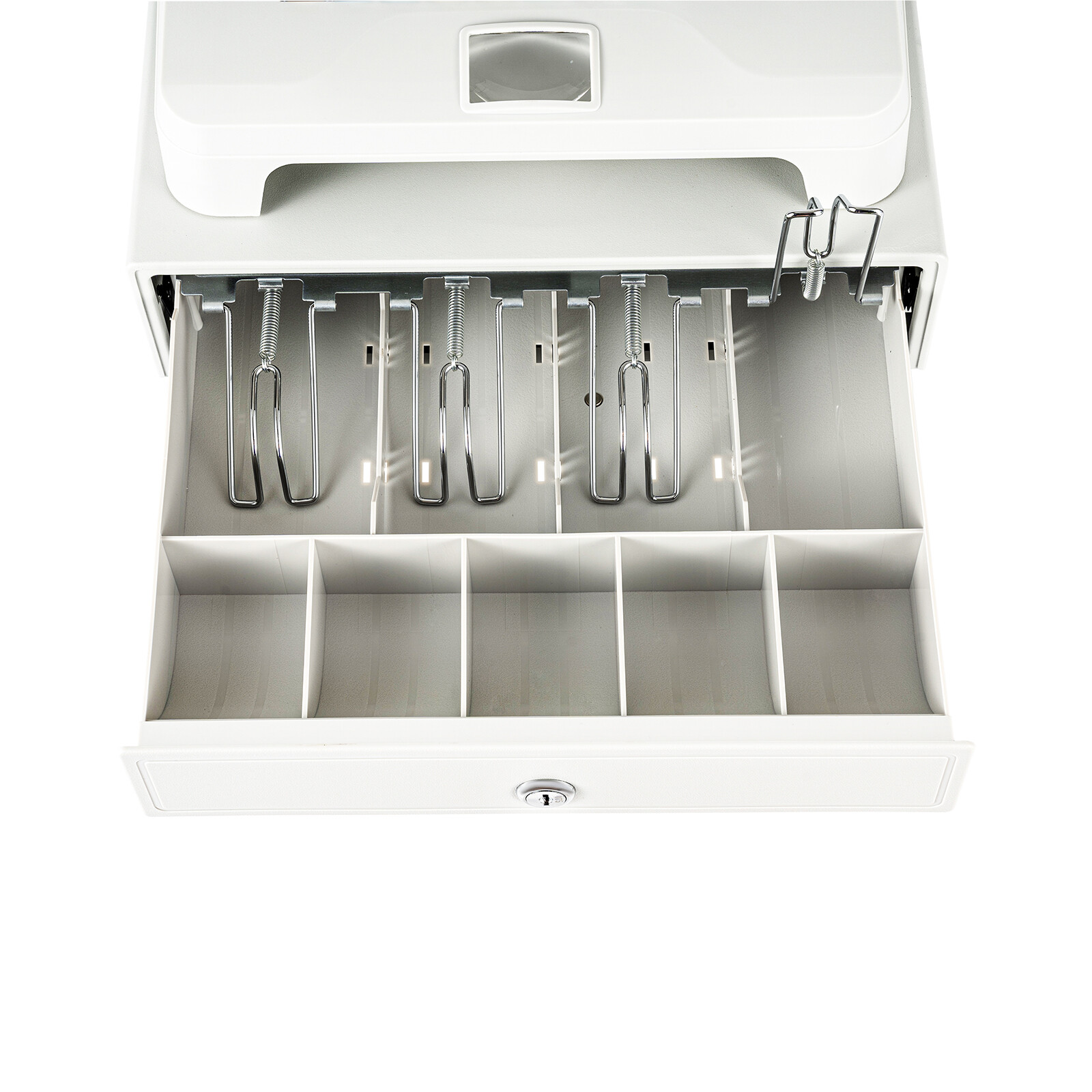 Electronic Cash Register with 48 Keys, LCD Display & Secure Drawer