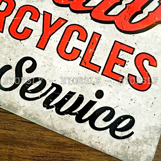 Metal Sign OUTLAW MOTORCYCLES biker motorbike club shop gang motorcycling trike