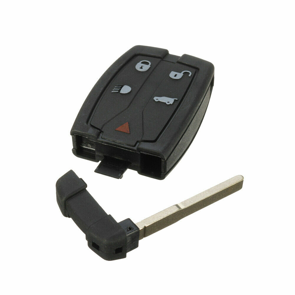 5 Button Blade Key Cover Shell Compatible for Land Rover Freelander 2