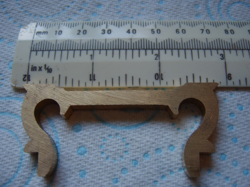 SOLID BRASS  Carriage Clock Handle. NEW