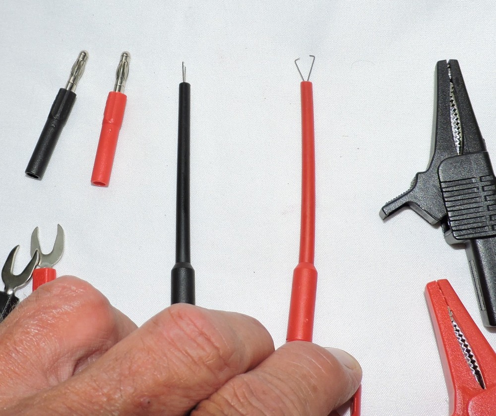 16 pc Electrical Multimeter Test Leads Set with Alligator Clips Test Hook Test