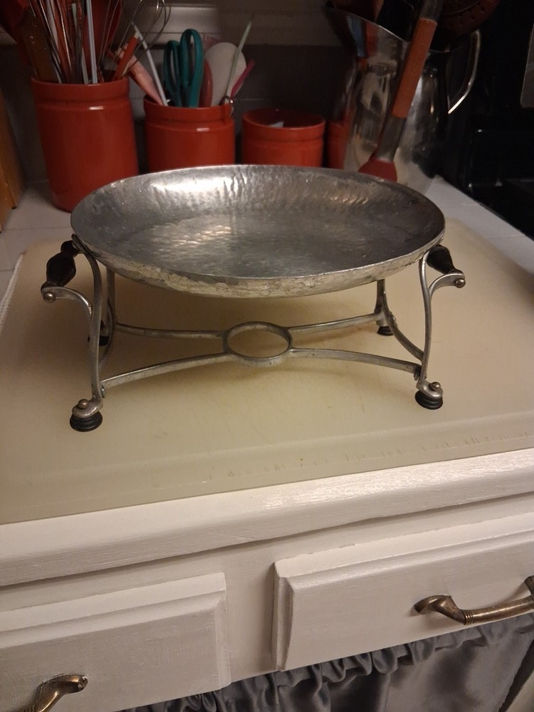 Vintage Chafing Dish, Serving Dish Oval Silver Plated