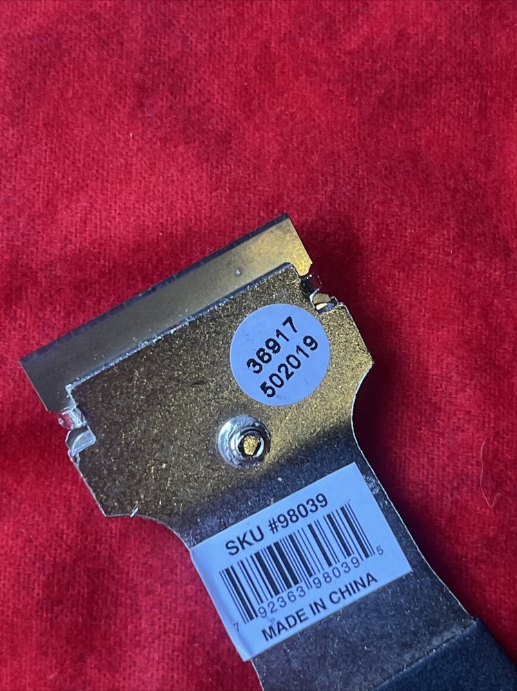(UNBRANDED) GLASS SCRAPER TOOL w/ BLADE - MINT CONDITION (h53)