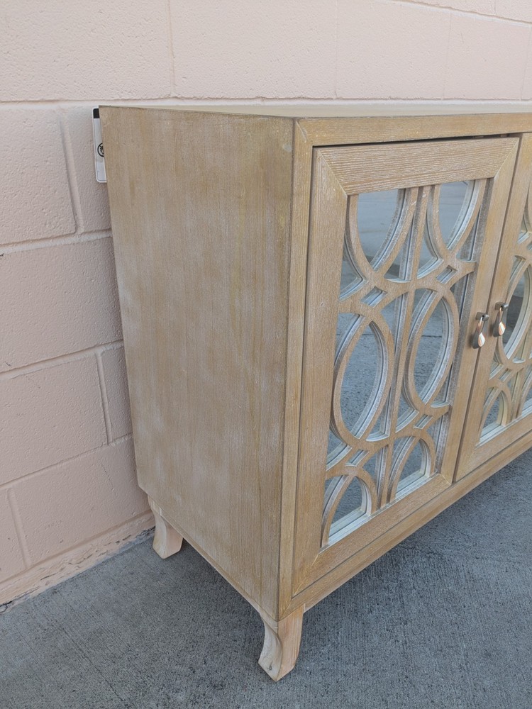 Modern Regency Wood Console Media Entryway Sofa Sideboard Table