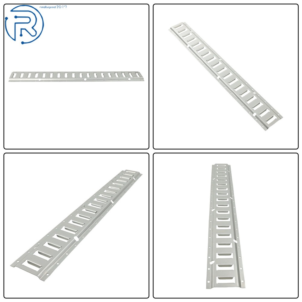 New Steel E Track Tie Down Rail Kit Silver Galvanized 24 Pack 3' Secure Cargo