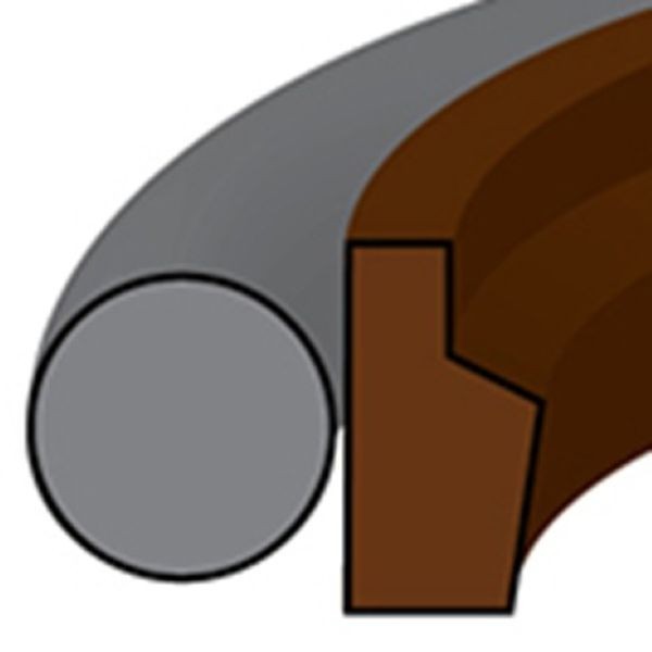 AS239E-160MMB METRIC STEPPED PTFE BUFFER RING