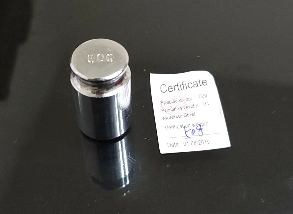 Chrome 50g Calibration Weight for RELOADING & Digital Scale