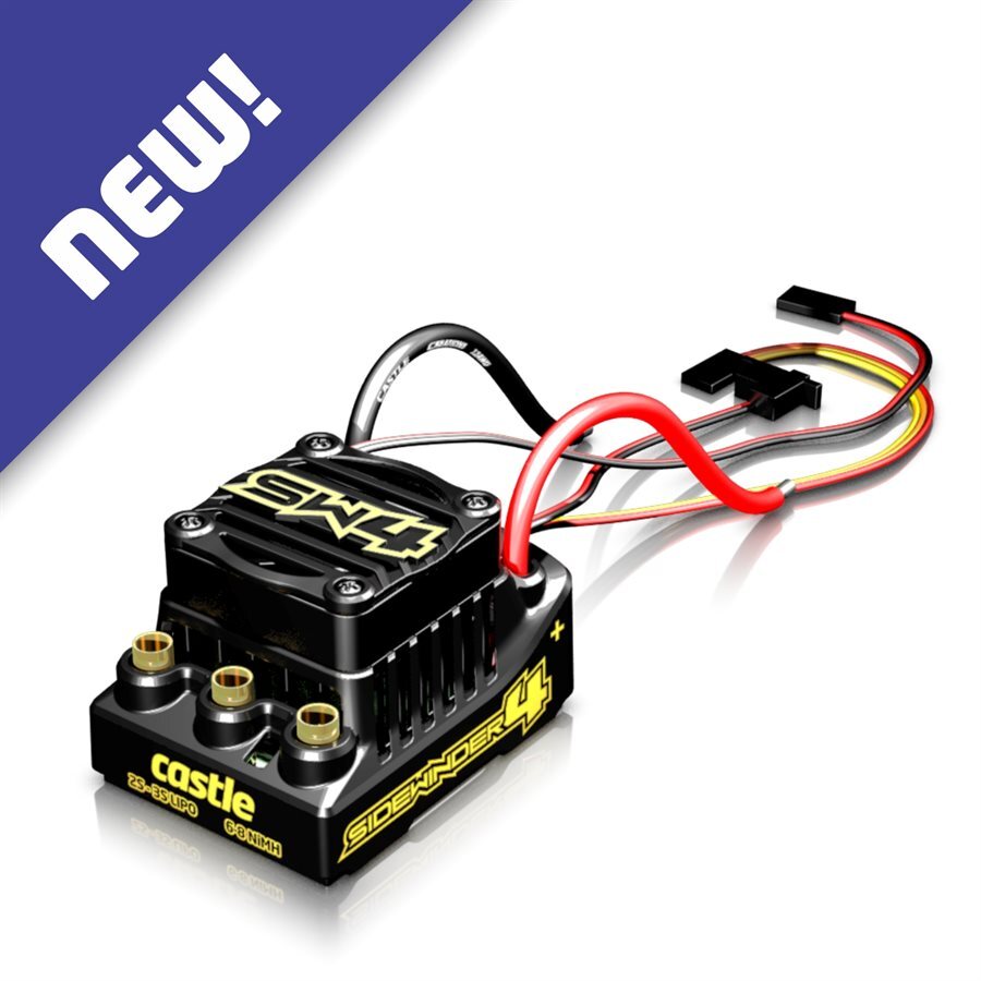NEW Castle Creations Sidewinder 4 WP Sensorless ESC FREE US SHIP