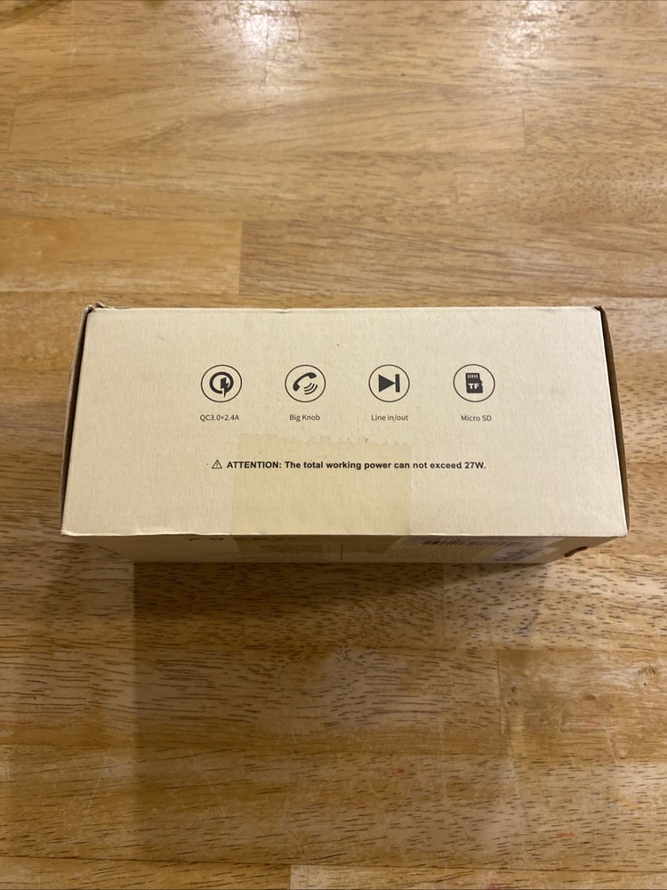 Sumid Bluetooth FM Transmitter wireless Radio adapter Hands free