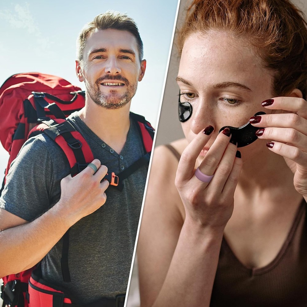 10 Pack Silicone Ring Covers for Oura Ring Gen 3/4 - Scratch Resistant & Stylish
