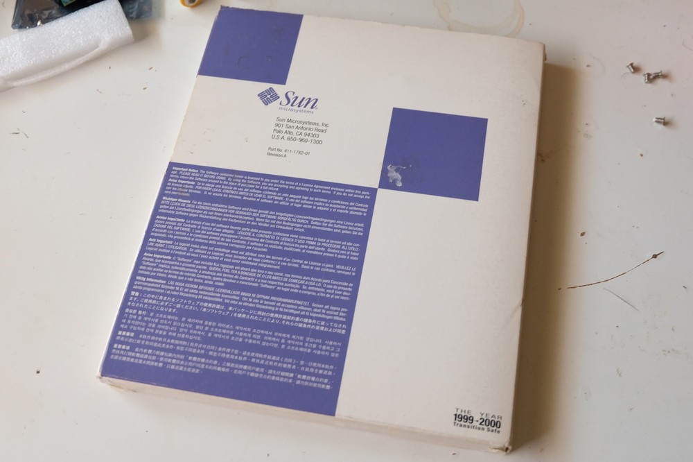 Sun Microsystems Sun WorkShop 5.0 Installation and Licensing Kit (No license)