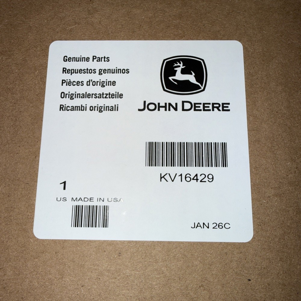 John Deere KV16429 Primary Air Filter Element