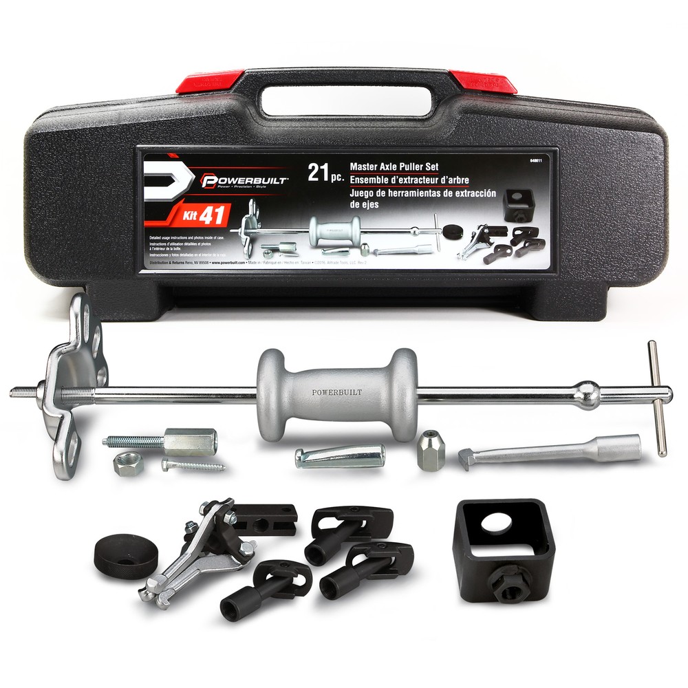 Powerbuilt 21 Piece Master Axle Puller Kit - 648611
