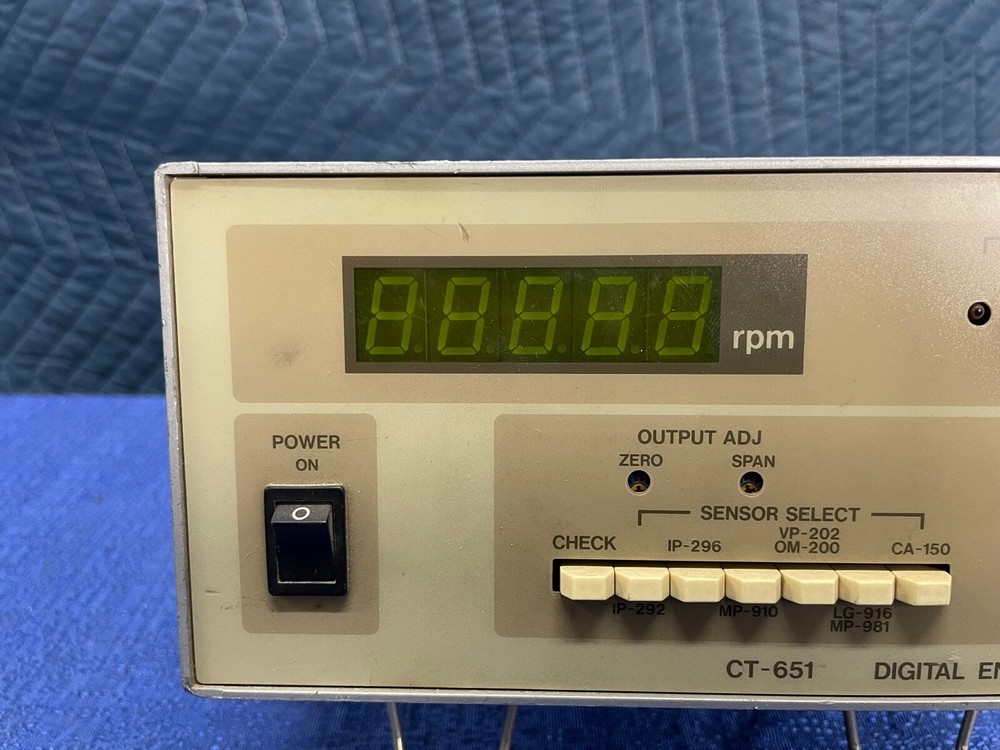 Ono Sokki CT-651 Digital Engine Tachometer
