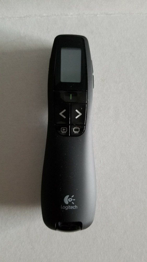 Logitech Professional Wireless Presenter w/Green Laser Pointer 100ft Projection