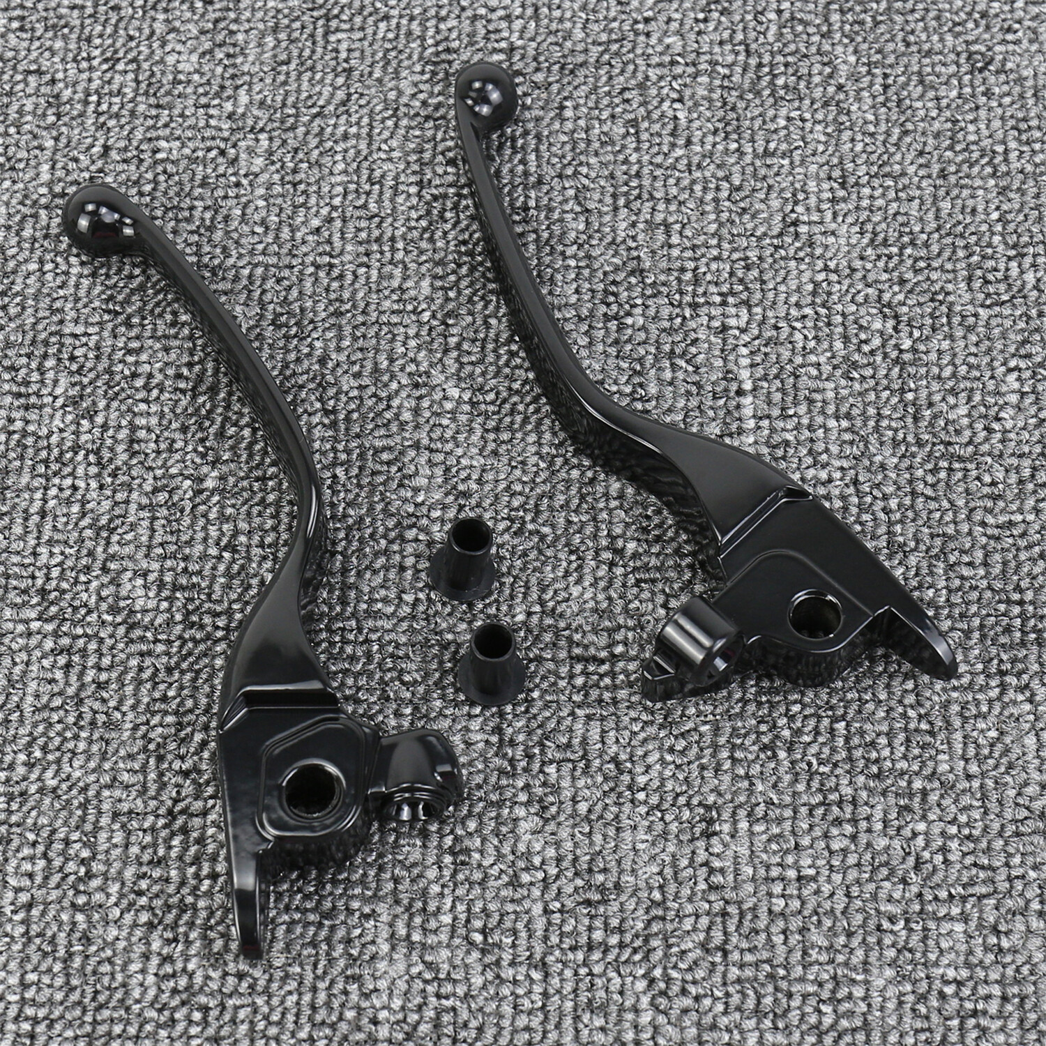 Black Brake Clutch Hand Levers For Harley Touring Street Glide 17-20 Trike 19-20