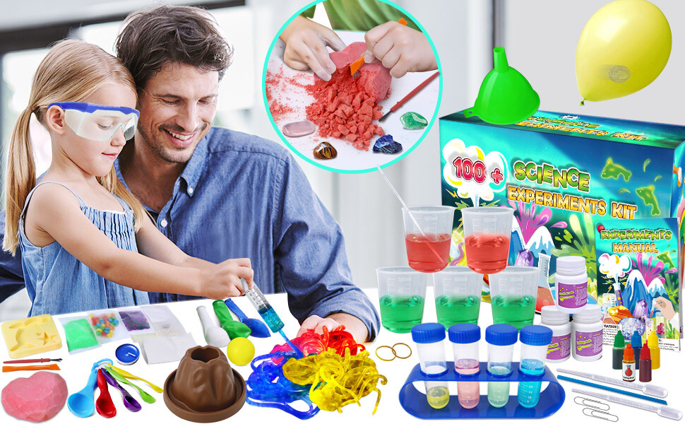 100+ Science Lab Experiments Kit for Kids - Educational Learning Toy