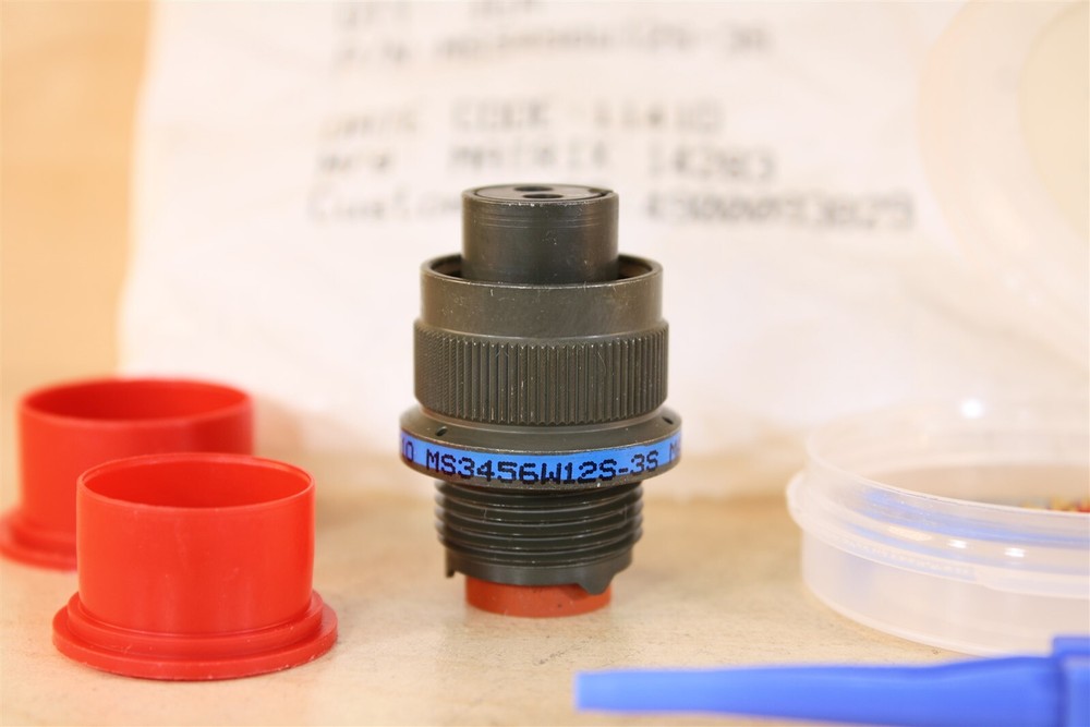 MS3456W12S-3S Circular Mil Spec Connector, 2 Position