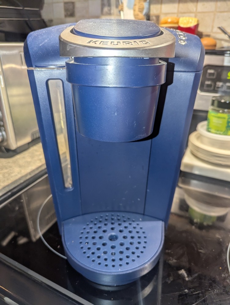 Keurig K-Select K80 Cobalt Blue Coffee Maker Counter Friendly 9.2" Width.