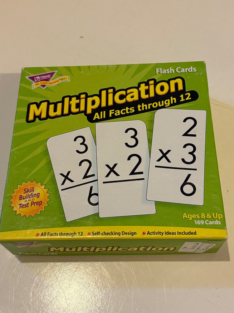 Trend Enterprises Multiplication Flash Cards