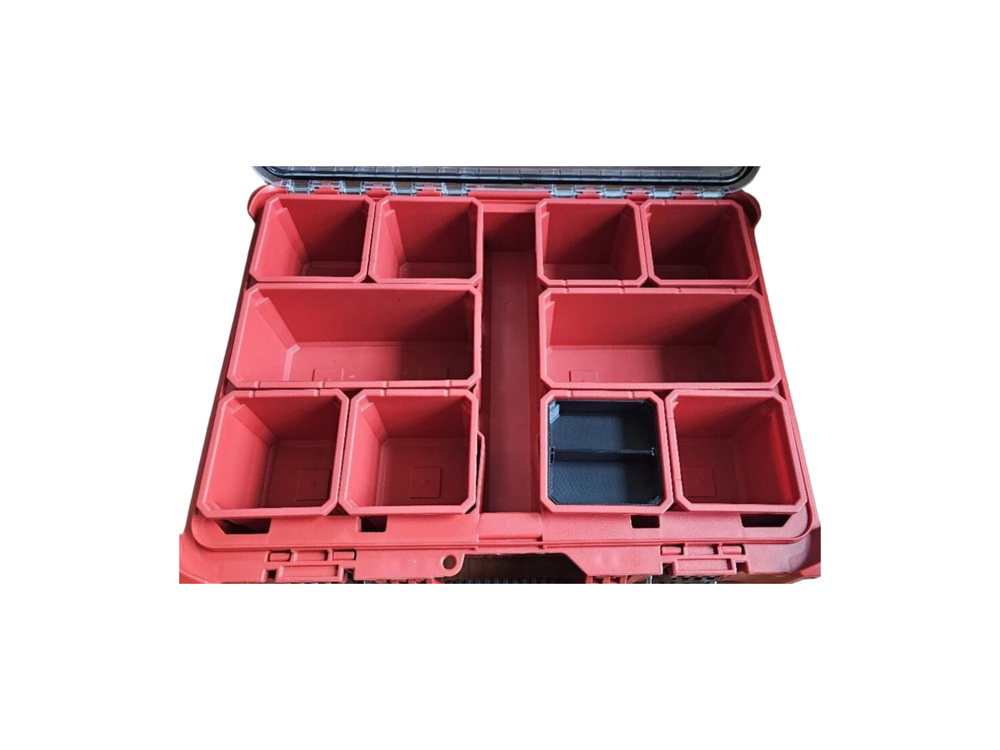 Milwaukee Packout Organizer SMALL TRAY nesting BIN INSERT W/Removable Divider