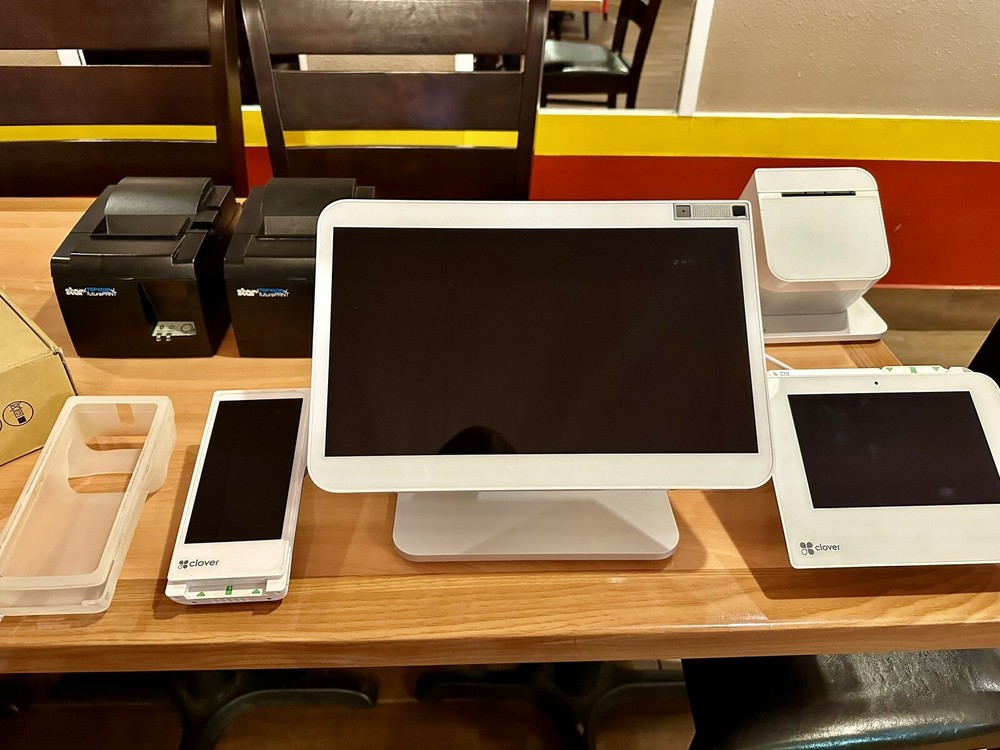 Complete Clover POS With Register With Clover FLEX And 2 Bluetooth Printers
