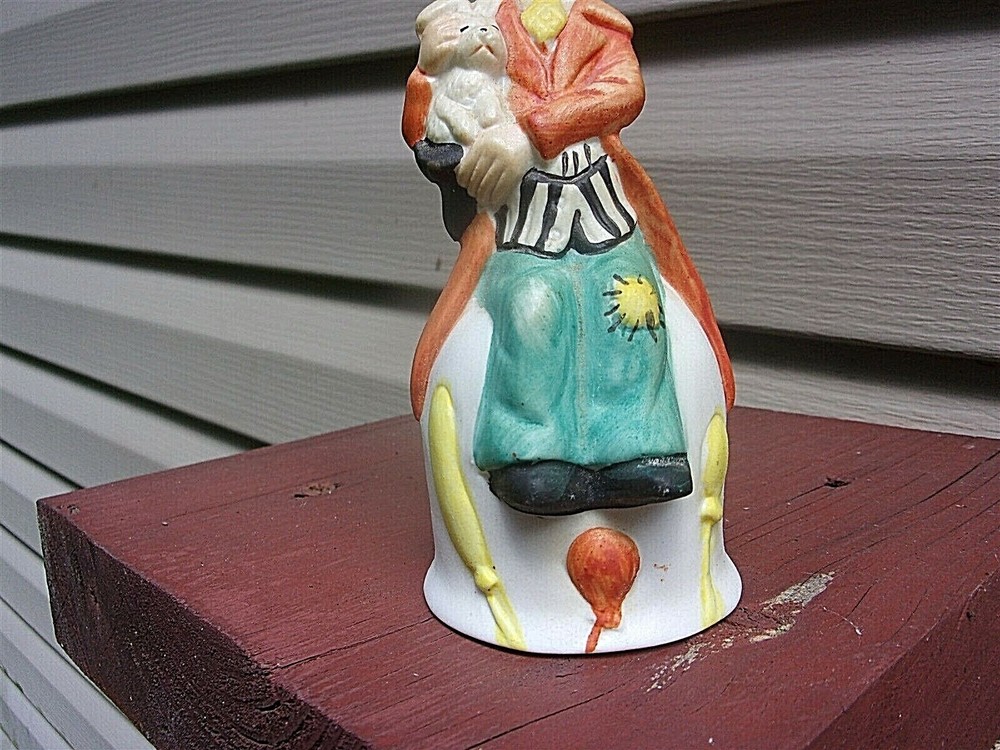 Clown with Bunny Rabbit Bell