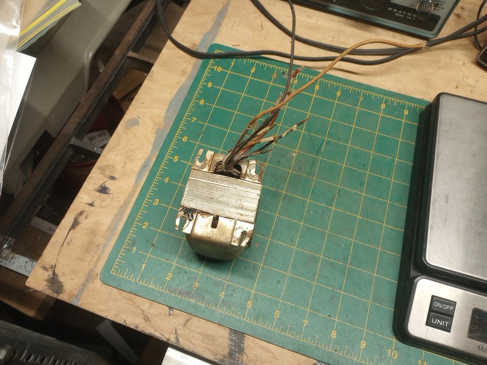 Old Silver Transformer For Old Radio