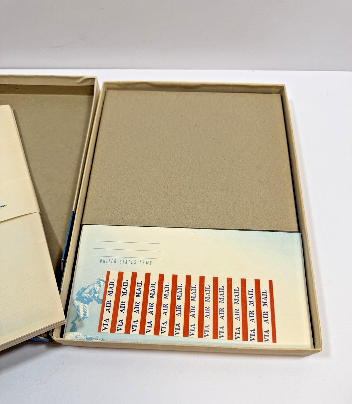 Vintage WW2 5th Army NOS Stationery Set Fort Leonard Wood Missouri NOS Boxed #1
