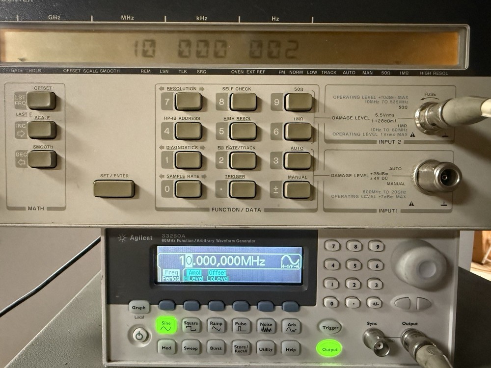Agilent 33250A 80MHz Arbitrary Waveform Generator Tested READ