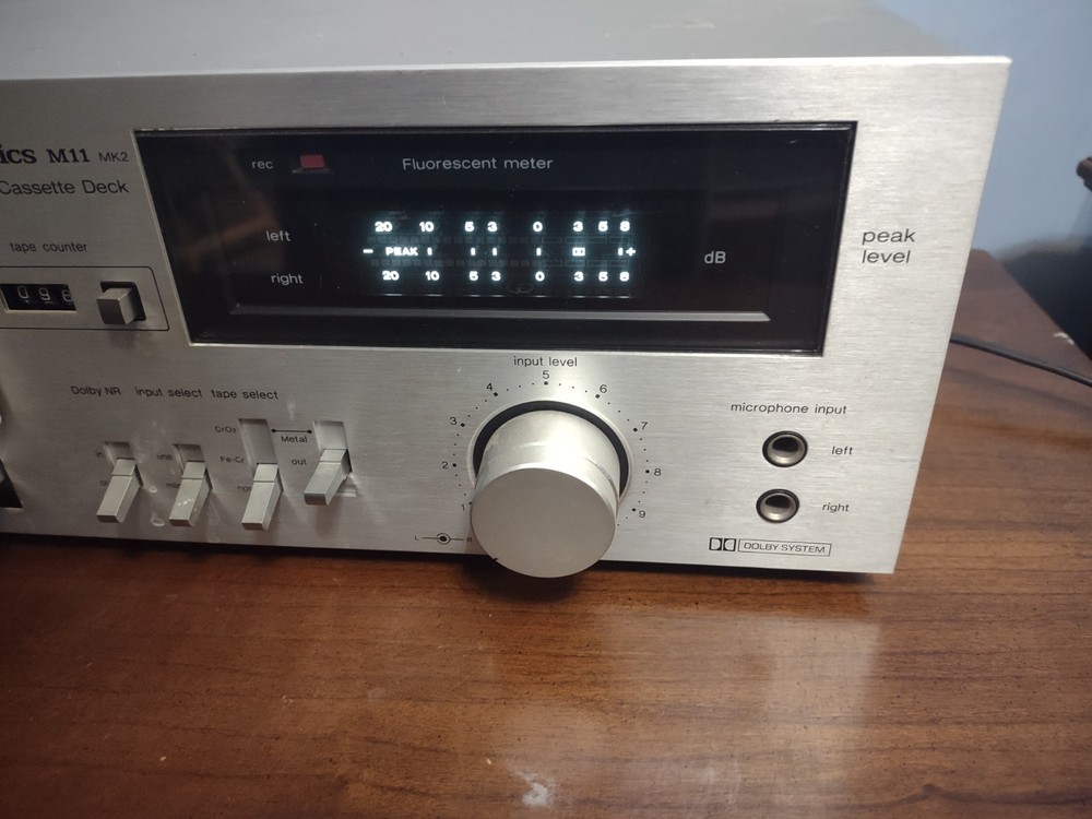 Vintage Technics RS-M11 MK2 Stereo Cassette Deck - Tested & Working tape player