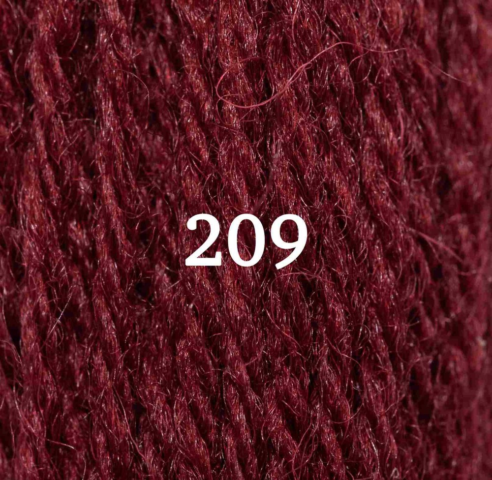 Appleton Crewel Wool - 27 Yd Skein - Flame Red Color 209