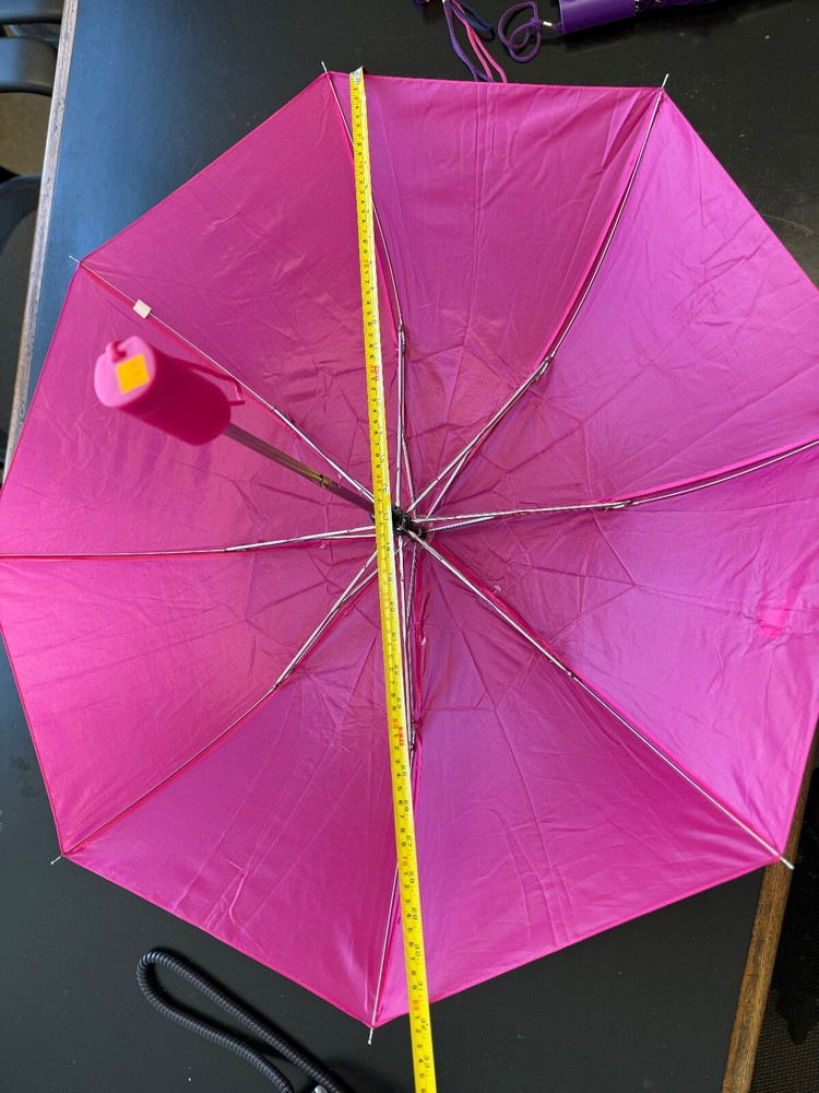 Weather Zone Automatic Oversize Red Manual Push-Button Umbrella 38" Arc