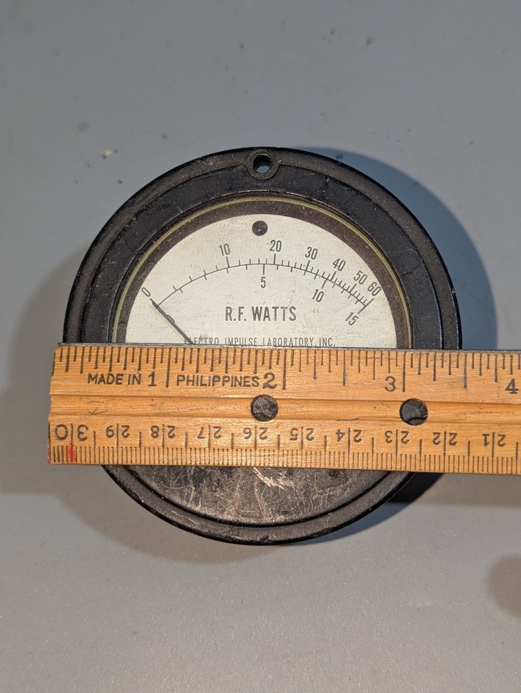 ELECTRO IMPULSE LABORATORY RF WATTMETER