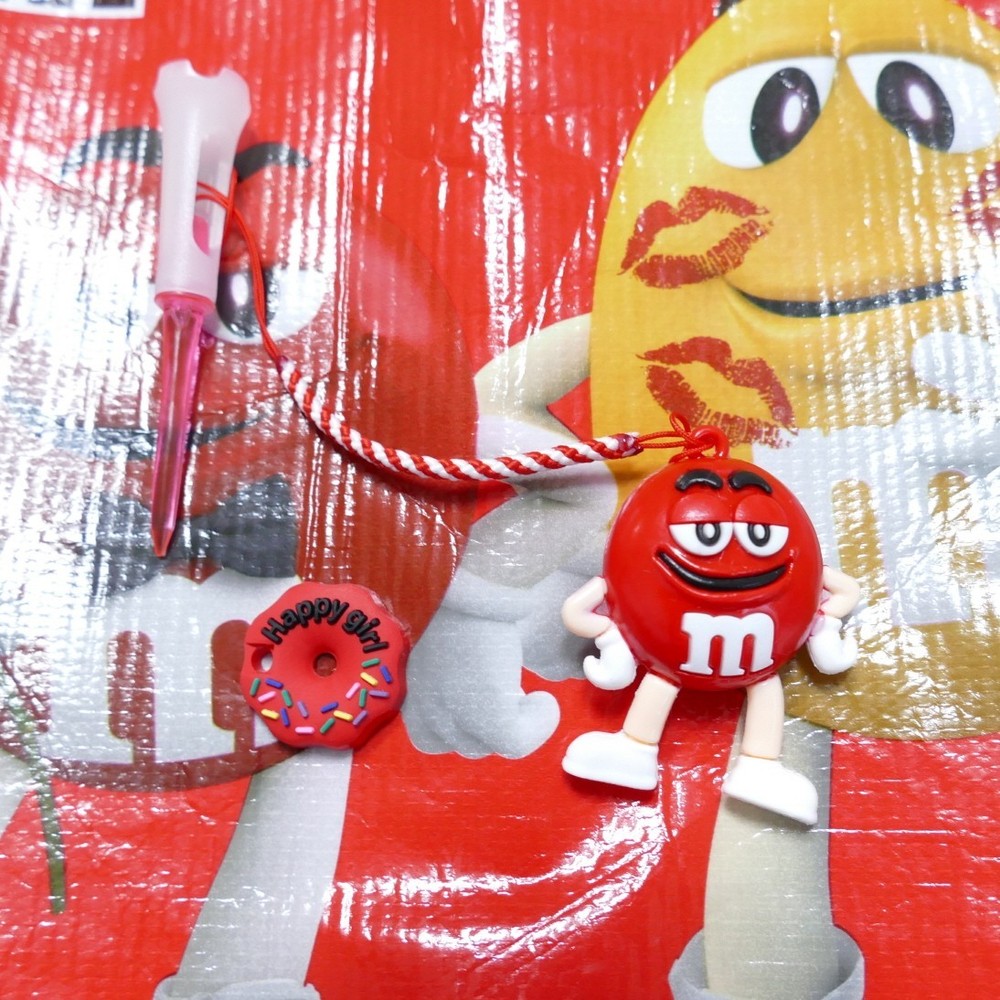 M&M Red Golf tees loss prevention hanger Ring Set Composition