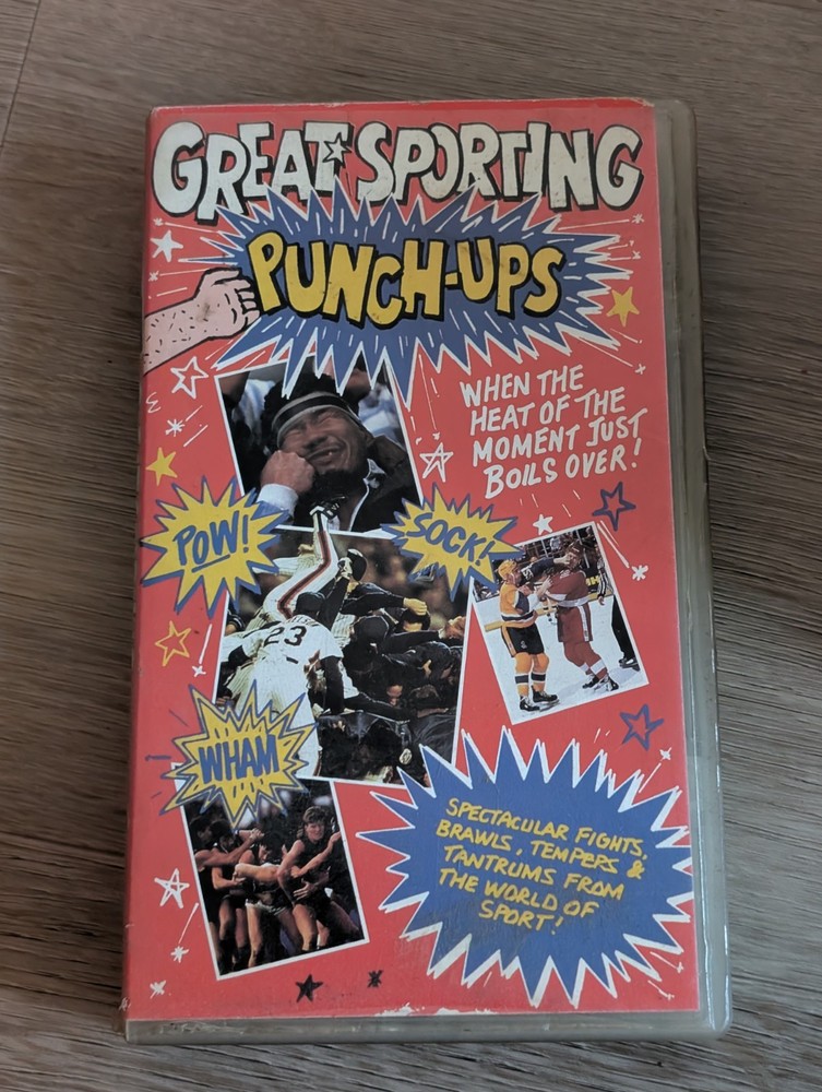 Great Sporting Punch-Ups 1991 VHS Tape