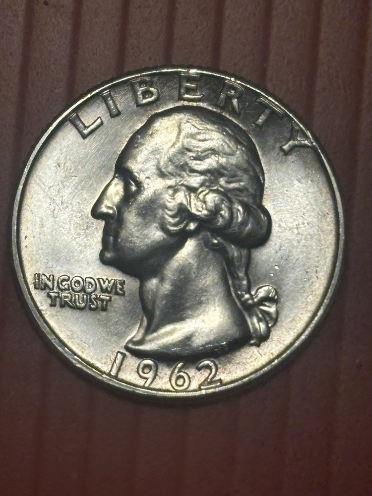 1962 Washington Quarter -Circulated- Doubled Die Obverse & Reverse