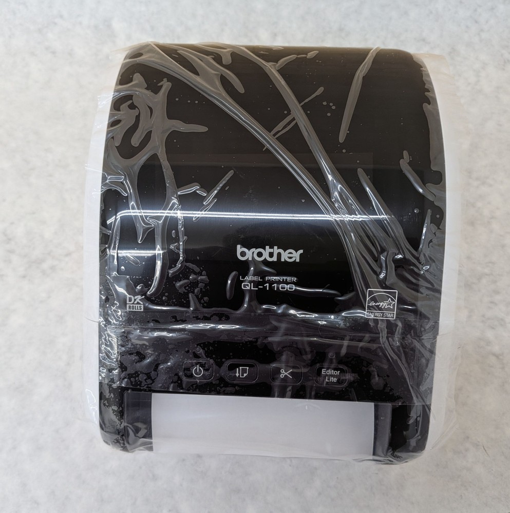 Brother QL-1100 Direct Thermal USB Black White Wide Format Label Printer