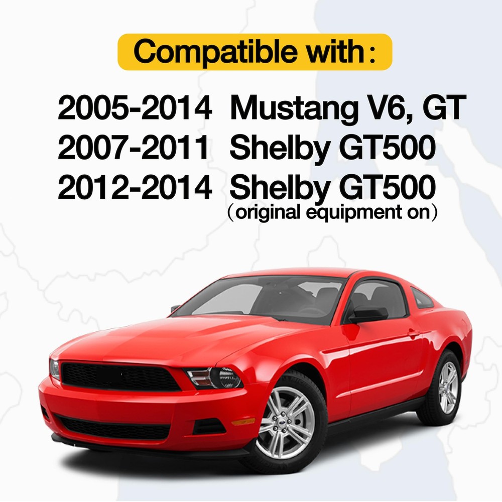 M5570A 4Pcs Front and Rear Bump Stops Fit for Ford Mustang 2005-2012 Replace ...