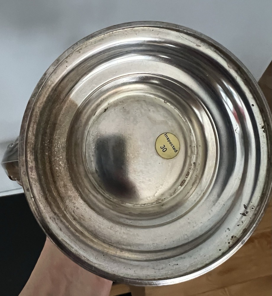 William Rogers Teapot Coffee Server Hinged Lid Silver Plated Sugar Bowl Creamer