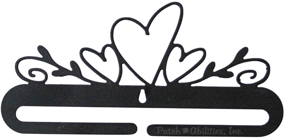 Patch Abilities Triple Hearts 6 Inch Split Bottom Craft Hanger