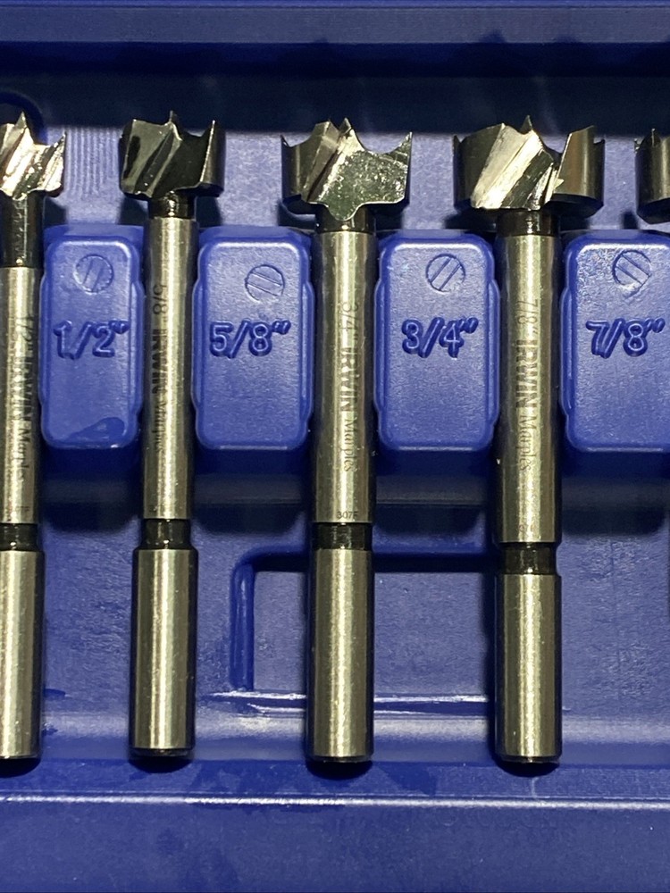 Irwin Tools IRWIN Marples Forstner Bit Set, Wood Drilling, 8 One Size, Multi